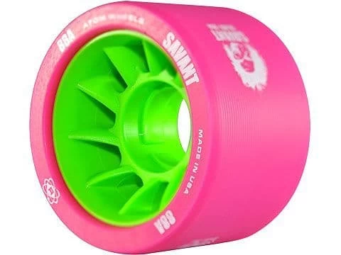 Atom Savant Derby Wheels - Pink 88A 5 Atom Savant Derby Wheels - Pink 88A - Image 3