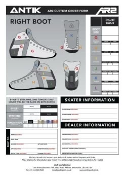 Custom Antik AR2 Boot Only -Sports Roller Shop custom antik ar2 boot only 4 16043 p