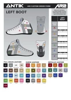 Custom Antik AR2 Boot Only -Sports Roller Shop custom antik ar2 boot only 5 16043 p