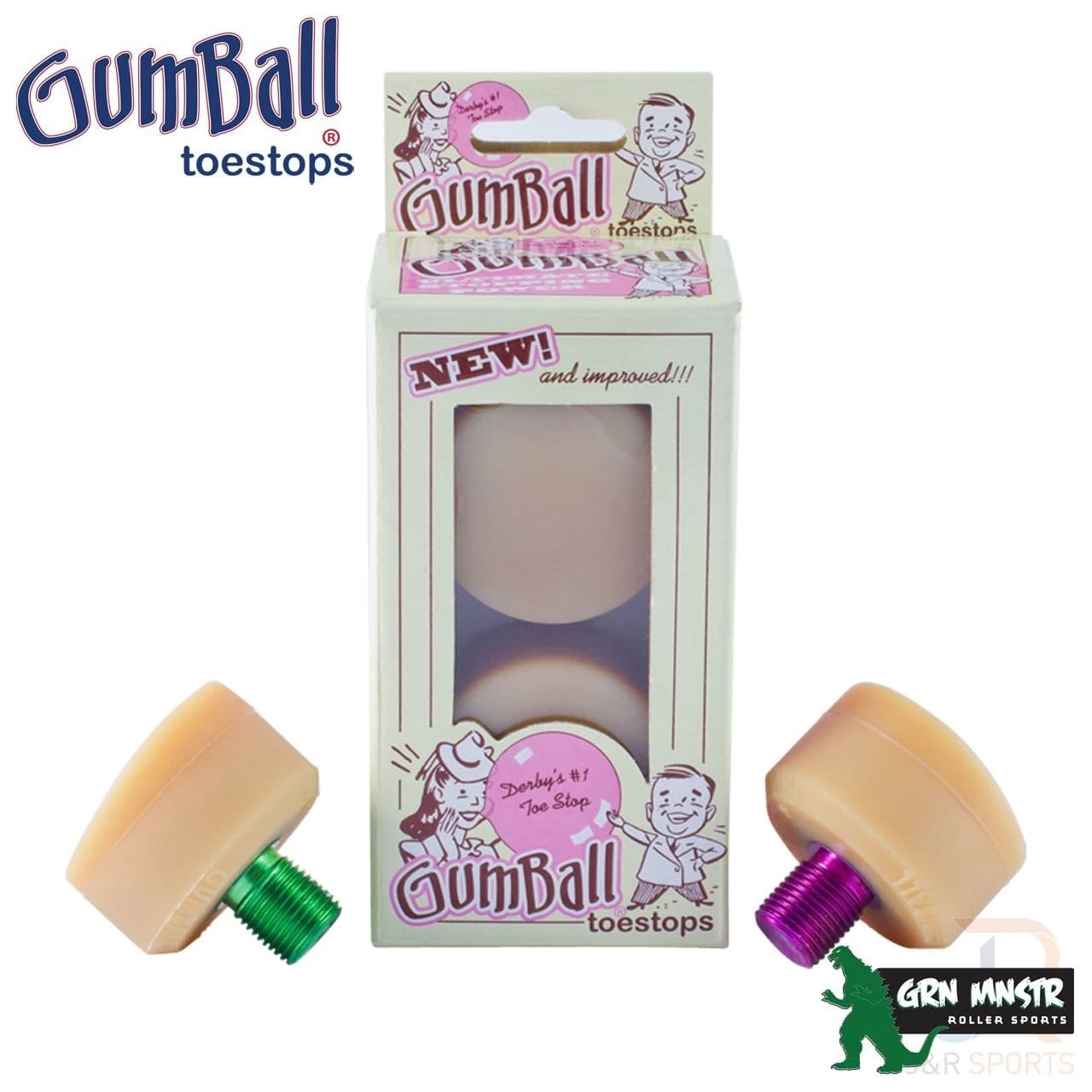 Gumball Toe Stops V 2.0 3 Gumball Toe Stops V 2.0