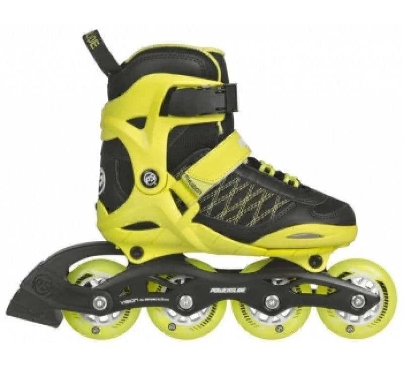 Powerslide Phuzion Skates - HU Galaxy Neon Yellow (Adjustable) 3 Powerslide Phuzion Skates - HU Galaxy Neon Yellow (Adjustable)