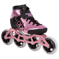 Front Page 25 POWERSLIDE RACING SKATES 3X Pink Adj
