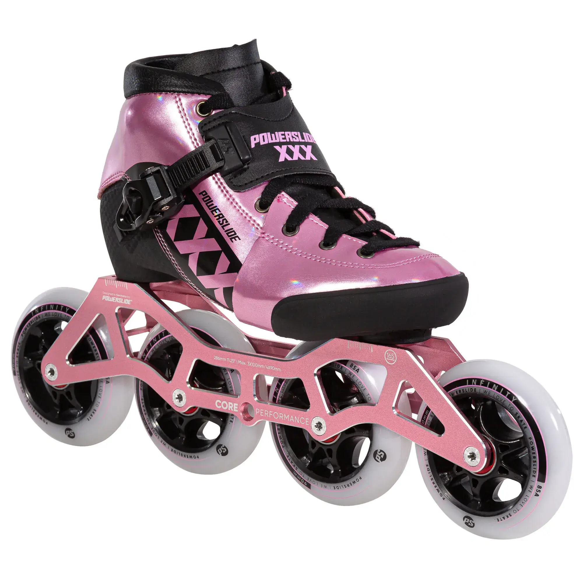 POWERSLIDE RACING SKATES 3X Pink Adj 3 POWERSLIDE RACING SKATES 3X Pink Adj