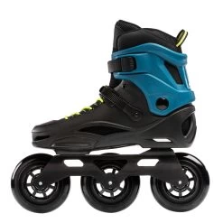 Rollerblade RB 110 3WD Black/Petrol Blue -Sports Roller Shop rollerblade rb 110 3wd black petrol blue 3 28539 p