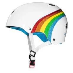 Triple 8 Sweatsaver Rainbow Sparkle White